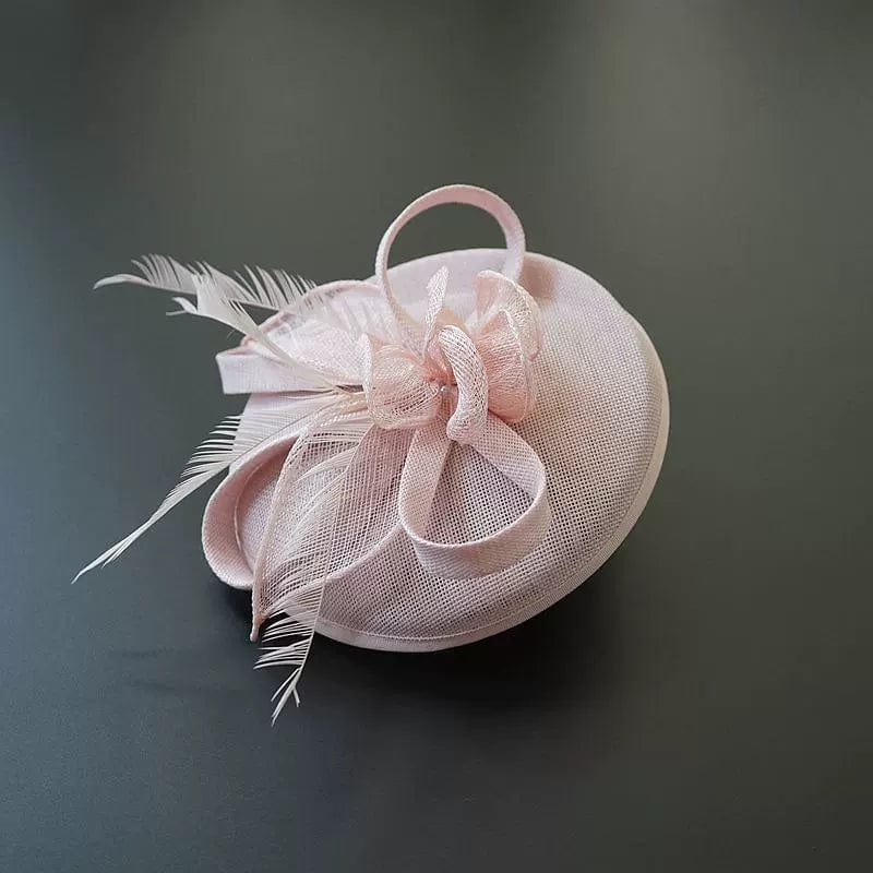 Showlu Retro Gauze Billycock hair accessory with side clip, designed for elegant cheongsam and vintage dinner show fashion.