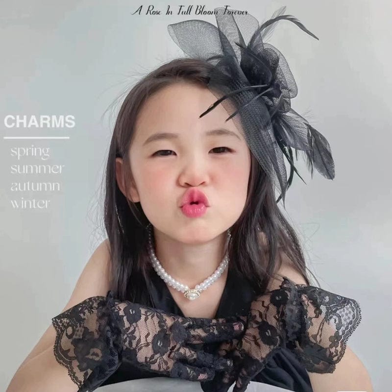 Elegant mesh Billycock hat for women, perfect for stage performances and spring-summer fashion, by Showlu Fashion.