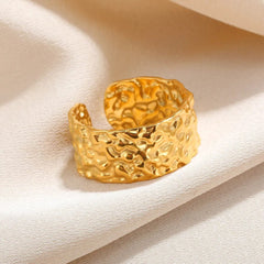 Ring for Women Stainless Steel Angel Feather Gold Color Rings Female Vintage Jewelry Finger Accessories Free Shipping Anillos - SHOWLU FASHION STORE