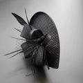 Pink Royal Horse Club top hat hair clip by Showlu Fashion Store, perfect for elegant tea parties and special occasions.