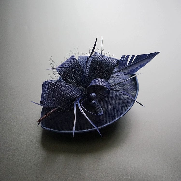 Pink Royal Horse Club top hat hair clip by Showlu Fashion Store, perfect for elegant tea parties, weddings, and bridal accessories.