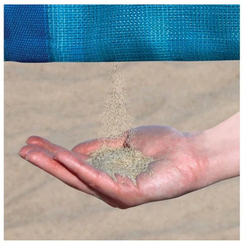 Oversized Cool Far City Sand Free Beach Mat by Showlu Fashion Store, outdoor magic sand leakage pad for camping, seaside, and travel.