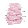 Set of 4 collapsible silicone food storage containers with lids, reusable and foldable for kitchen and lunch storage.