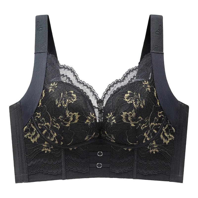 NUYIMEI lace push-up bra by Showlu Fashion, wire-free bralette with wide straps, sexy lace design, and comfortable fit for women.