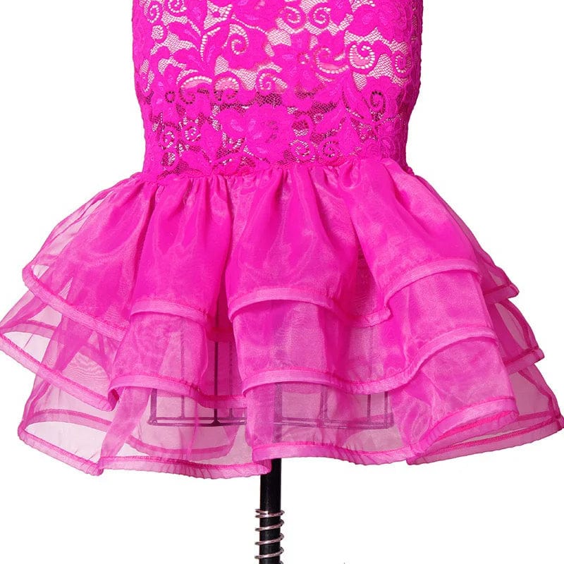 Pink lace mermaid party dress by SHOWLU FASHION, high-waisted bodycon style with full sleeves, perfect for evening events.