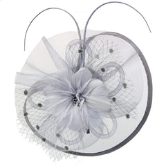 Showlu Fashion Store 通用码 / 灰色 Barrettes Banquet Hat