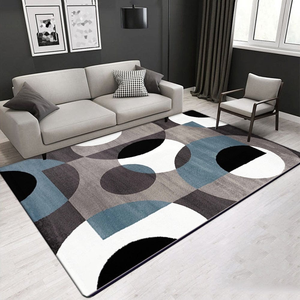 Showlu Fashion Store 0 02 / 50x80cm 20x32inch Nordic Geometric Carpet for Living Room Modern Luxury Decor Sofa Table Large Area Rugs Bathroom Mat Alfombra Para Cocina Tapis