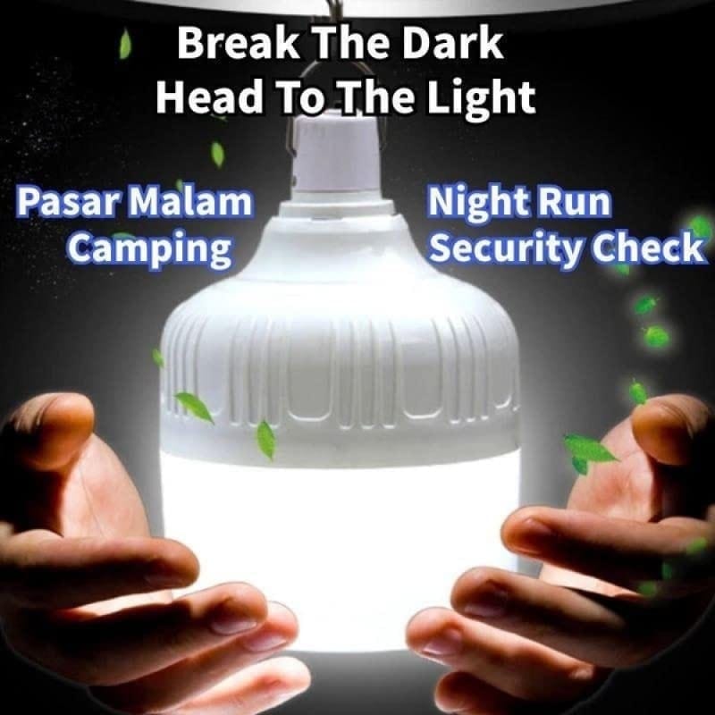 Showlu Fashion Store 0 1-10pcs USB Rechargeable LED Emergency Lights  Outdoor Portable Lanterns  Emergency Lamp Bulb Battery Lantern BBQ Camping Light