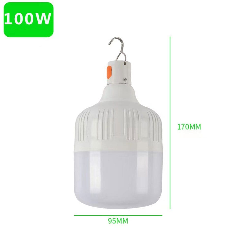 Showlu Fashion Store 0 100W Camping Portable Lantern Bulb Rechargeable Lamp led lights Outdoor Lighting Garden Fishing Equipment High Powerful Flashlight