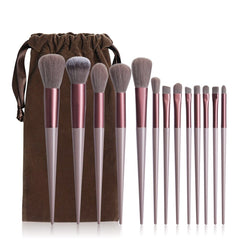 Showlu Fashion Store 0 13 PCS Makeup Brushes Set Eye Shadow Foundation Women Cosmetic Brush Eyeshadow Blush Beauty Soft Make Up Tools