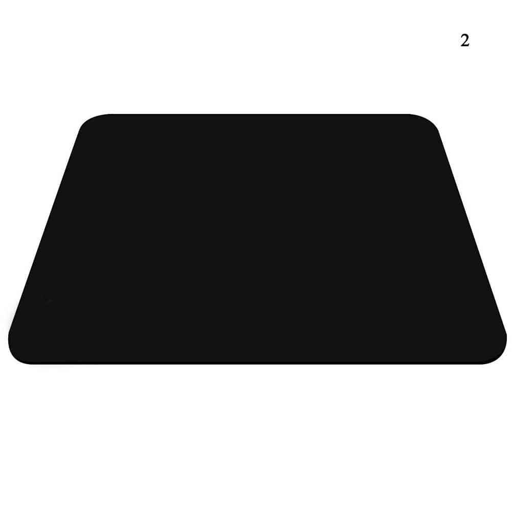 Showlu Fashion Store 0 2 Simple Black Rubber Mouse Mat Anti-slip Waterproof 25*21cm Gaming Mouse Pad School Supplies Office Accessories Cheap Desk Mat