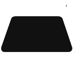 Showlu Fashion Store 0 2 Simple Black Rubber Mouse Mat Anti-slip Waterproof 25*21cm Gaming Mouse Pad School Supplies Office Accessories Cheap Desk Mat