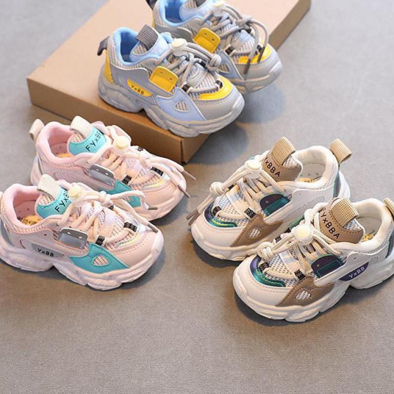 Showlu Fashion Store 0 2022 New Girl&#39;s Sneakers Children&#39;s Boy&#39;s Baby Mesh Breathable Kids Shoes Toddler Girl Sneakers Flats Shoes Outdoor Sneaker