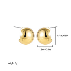 Showlu Fashion Store 0 22265 16 Chic Exaggerate Big Waterdrop Drop Earrings for Women Dupes Chunky Teardrop Stainless Steel Gold Plated Statement Ear Jewelry