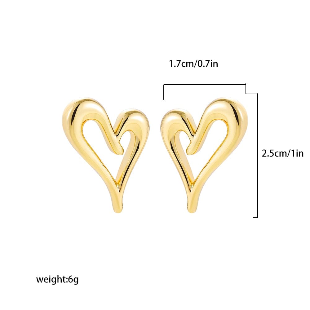 Showlu Fashion Store 0 22265 4 Chic Exaggerate Big Waterdrop Drop Earrings for Women Dupes Chunky Teardrop Stainless Steel Gold Plated Statement Ear Jewelry