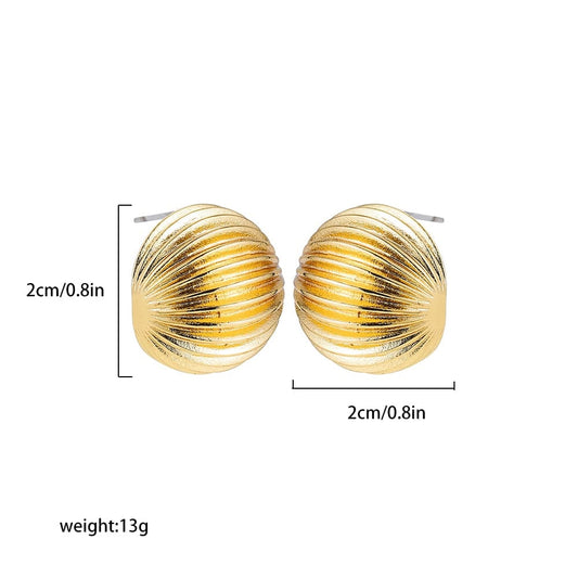 Showlu Fashion Store 0 22265 7 Chic Exaggerate Big Waterdrop Drop Earrings for Women Dupes Chunky Teardrop Stainless Steel Gold Plated Statement Ear Jewelry