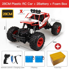 Showlu Fashion Store 0 28CM Red 2B Plastic ZWN 1:12 / 1:16 4WD RC Car With Led Lights 2.4G Radio Remote Control Cars Buggy Off-Road Control Trucks Boys Toys for Children