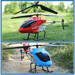 Showlu Fashion Store 0 3.5CH Rc Helicopter Extra Large Remote Control Drone Durable Charging Model UAV Outdoor Aircraft Helicoptero Gift Toys for Kids