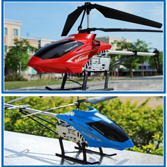 Showlu Fashion Store 0 3.5CH Rc Helicopter Extra Large Remote Control Drone Durable Charging Model UAV Outdoor Aircraft Helicoptero Gift Toys for Kids