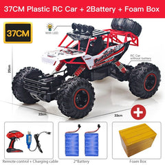 Showlu Fashion Store 0 37CM Red 2B Plastic ZWN 1:12 / 1:16 4WD RC Car With Led Lights 2.4G Radio Remote Control Cars Buggy Off-Road Control Trucks Boys Toys for Children