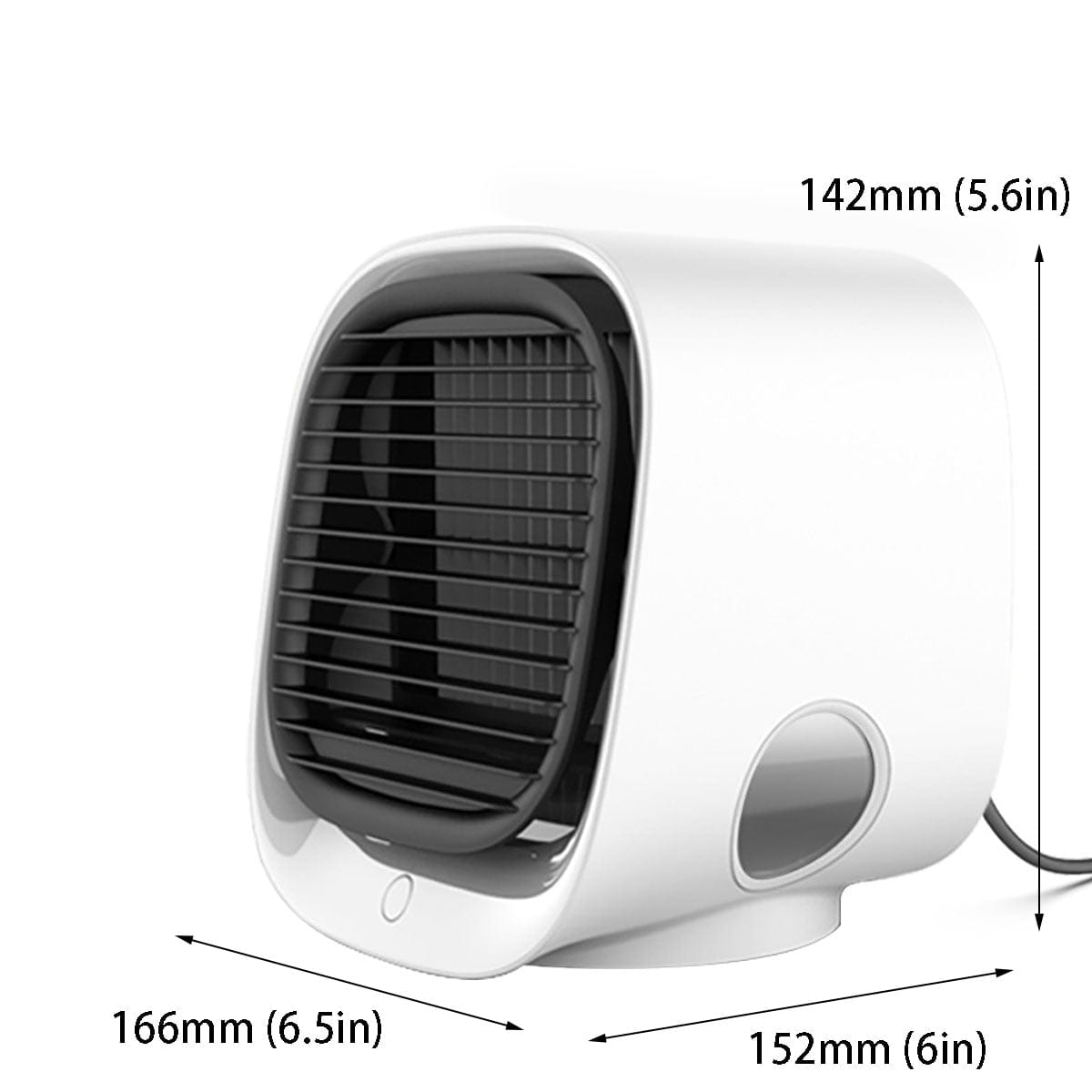 Showlu Fashion Store 0 5V Home Mini Portable Air Conditioner 3 Colors Light Conditioning Humidifier Purifier USB  Humidification Cooler with Water Tank