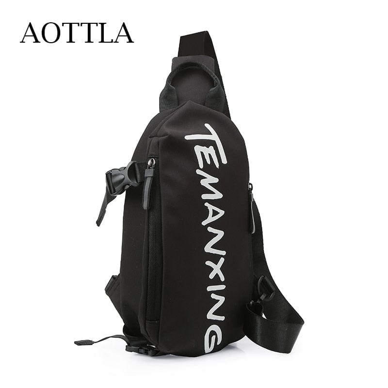 Showlu Fashion Store 0 AOTTLA Chest Bag Crossbody Backpack Men Waterproof Oxford Cloth Shoulder Bag Women's 2021 Casual Messenger Bag Unisex Small Bag