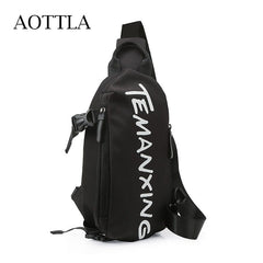 Showlu Fashion Store 0 AOTTLA Chest Bag Crossbody Backpack Men Waterproof Oxford Cloth Shoulder Bag Women's 2021 Casual Messenger Bag Unisex Small Bag