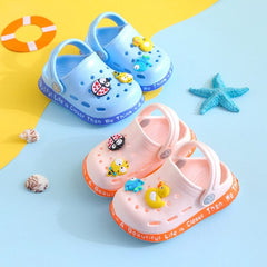 Showlu Fashion Store 0 Baby Shoes Sandals for Girls Boy Mules Baby Girl Shoes Cartoon Sandal Infantile for Boy Children's Garden Shoes