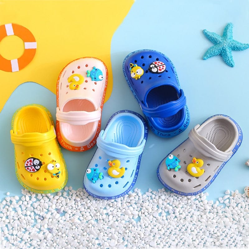 Showlu Fashion Store 0 Baby Shoes Sandals for Girls Boy Mules Baby Girl Shoes Cartoon Sandal Infantile for Boy Children's Garden Shoes