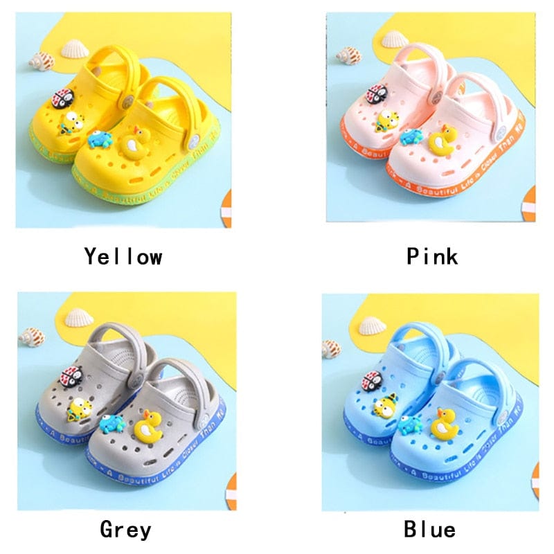 Showlu Fashion Store 0 Baby Shoes Sandals for Girls Boy Mules Baby Girl Shoes Cartoon Sandal Infantile for Boy Children's Garden Shoes