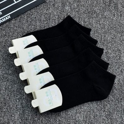 Showlu Fashion Store 0 black 2 5Pairs Men Bamboo Fiber Autumn Winter Men Socks Breathable Cotton Sports Sock Breathable Deodorant Business Socks Size 37-45