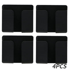 Showlu Fashion Store 0 black-4PCS Wall-Mounted Mobile Phone Holder