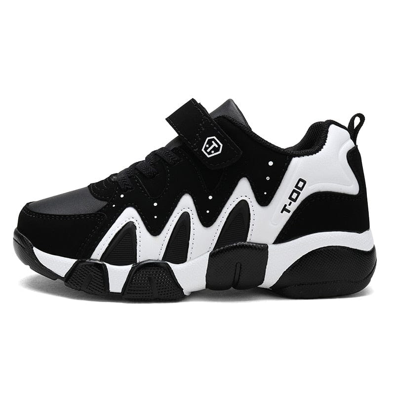 Showlu Fashion Store 0 Black and White / 28 Fashion Kids Boy Girl Sneakers Casual Children Shoes Non-slip Velcrok Kids Shoes School Shoes Running Shoes Kids Footwear