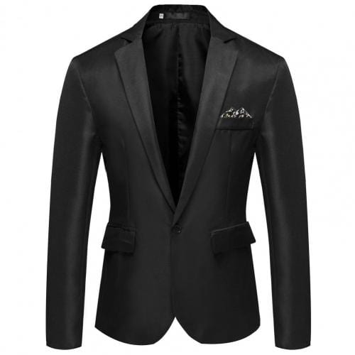 Showlu Fashion Store 0 Black / M / China Formal Casual Formal Lapel Suit Coat for Business   Men Blazer Formal Casual Formal Lapel Suit Coat for Business