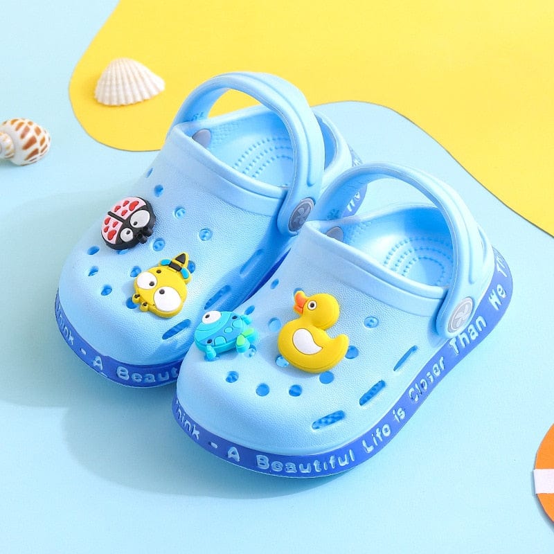 Showlu Fashion Store 0 blue / 29 Baby Shoes Sandals for Girls Boy Mules Baby Girl Shoes Cartoon Sandal Infantile for Boy Children's Garden Shoes