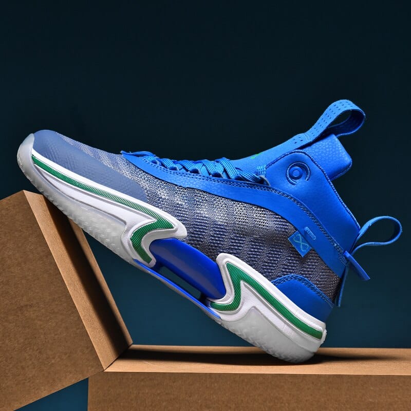 Showlu Fashion Store 0 blue / 38 Men's Basketball Shoes Men Breathable Cushioning Non-Slip Wearable Walking Sports Shoes Training Athletic Mesh Casual Sneakers