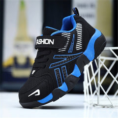 Showlu Fashion Store 0 Blue(Mesh) / 28 Sport Kids Sneakers Boys Casual Shoes For Children Sneakers Girls Shoes Leather Anti-slippery Fashion tenis infantil menino Mesh