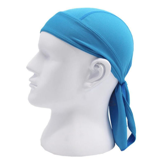 Showlu Fashion Store 0 Blue Quick Dry Cycling Cap Head Scarf Breathable Summer Running Bandana Headscarf Ciclismo Pirate Cap Headband Men Head Scarf Cap