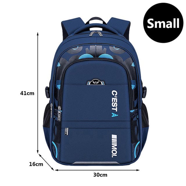 Showlu Fashion Store 0 Blue S / China Backpack School Bag Back Pack For Boy Children Kid Child Teenager Schoolbag Male Men Primary Bookbag Bagpack Book Portfolio Teen