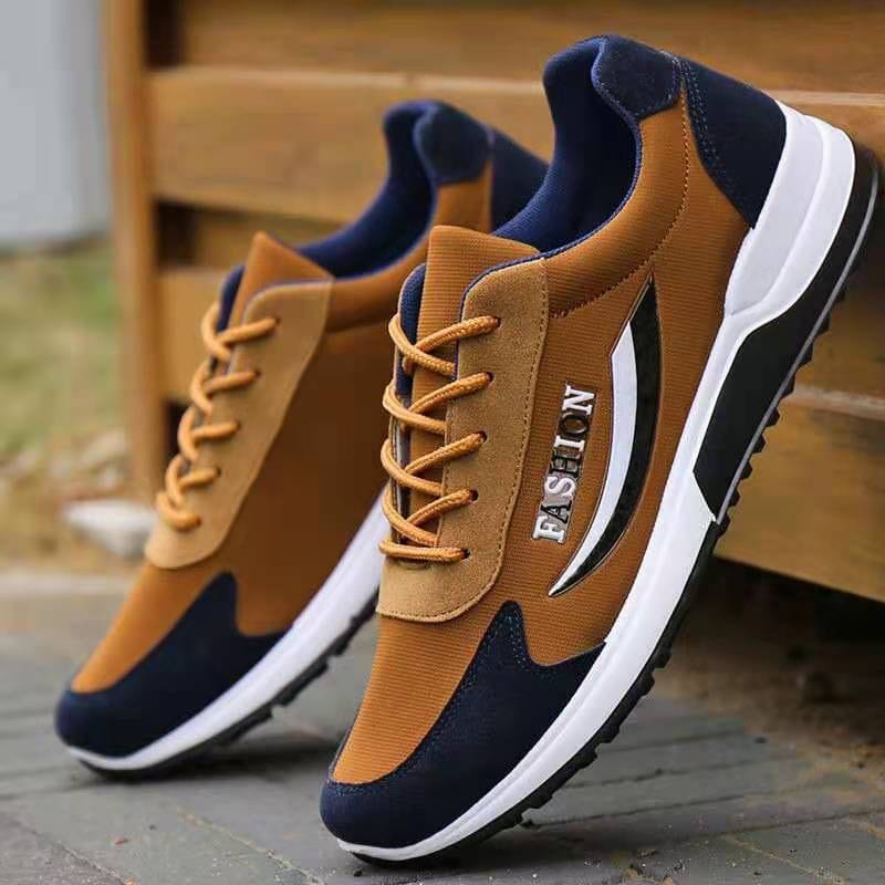 Showlu Fashion Store 0 Brown / 6.5 2022 Men Shoes Sneakers Trend Casual Shoe Men Lace Up Breathable Canvas Male Sneakers Non-slip Footwear Men Vulcanized Shoes New