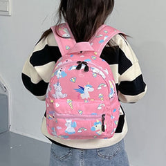 Showlu Fashion Store 0 Children Backpack Cartoon Dinosaur Unicorn Pattern Baby Cute Kindergarten Schoolbag Waterproof Kids Bags Boys Girls Backpacks