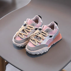 Showlu Fashion Store 0 Children Spring Autumn Sneakers Boys Breathable Comfortable Running Shoes Girls Fashion Sports Casual Sneakers Baby Soft Shoes