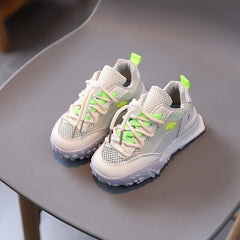 Showlu Fashion Store 0 Children Spring Autumn Sneakers Boys Breathable Comfortable Running Shoes Girls Fashion Sports Casual Sneakers Baby Soft Shoes