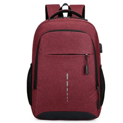 Showlu Fashion Store 0 CrossBorder Mens BackPack LOGO LargeCapacity Simple Fashion Travel Female Student ComputerBag