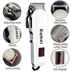 Showlu Fashion Store 0 Electric Hair Clipper Hair Cut Maching Wireless Trimmer men Professional Clipper Machine Rechargeable Hair Cut Barber 809A