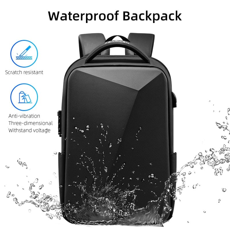 Showlu Fashion Store 0 Fenruien Brand Laptop Backpack Anti-theft Waterproof School Backpacks USB Charging Men Business Travel Bag Backpack New Design