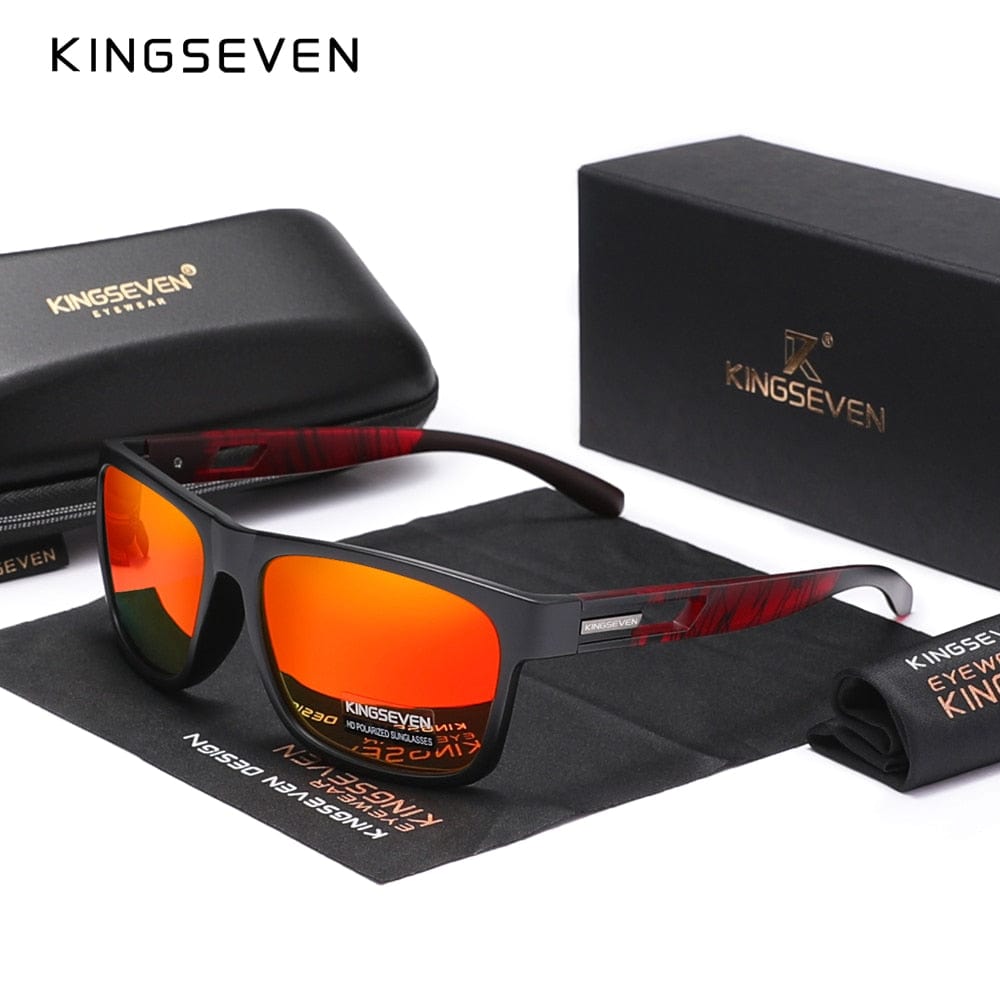 Showlu Fashion Store 0 Genuine KINGSEVEN New 2023 Brand Design Men's Glasses Polarized Sunglasses Women UV Lens Fashion Eyewear Oculos de sol