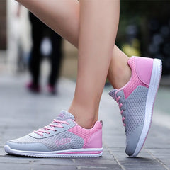 Showlu Fashion Store 0 grey pink / 35 Shoes 2022 Sneakers Women Plus Size Women Casual Shoes Outdoor Chunky Sneakers Trainers Platform Sneakers Flat Mujer Shoes Woman