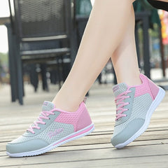 Showlu Fashion Store 0 grey pink shoes / 35 Shoes 2022 Sneakers Women Plus Size Women Casual Shoes Outdoor Chunky Sneakers Trainers Platform Sneakers Flat Mujer Shoes Woman