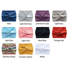 Showlu Fashion Store 0 Hair Accessories Twisted Extra Large Thick Wide Headbands Turban Workout Headband Head Wraps for Women